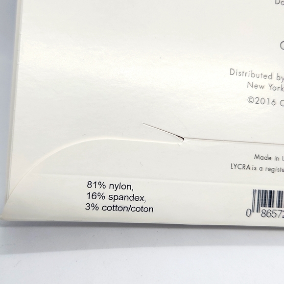 New Calvin Klein Silken Sheer Control Top Hose in Color Light 1 - 2 Pair - Picture 7 of 7